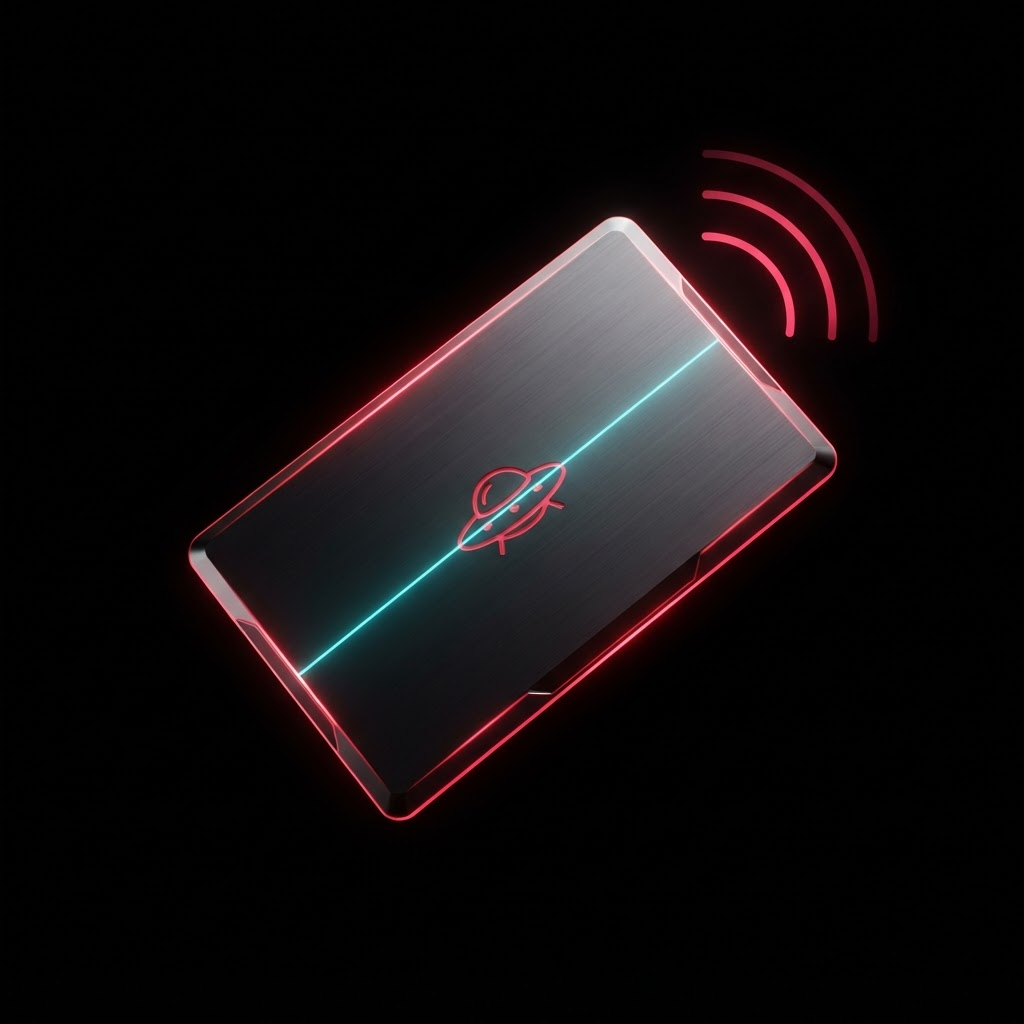 Slyyyde Taps holographic NFC membership card